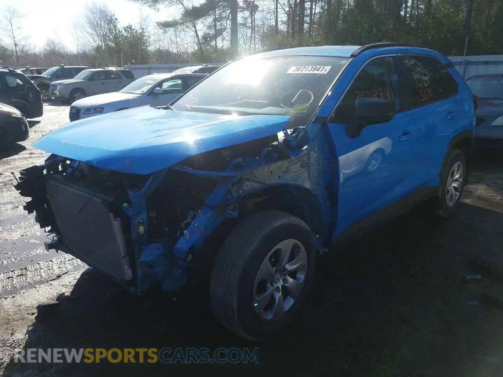 2 Photograph of a damaged car 2T3F1RFV0LW089499 TOYOTA RAV4 2020