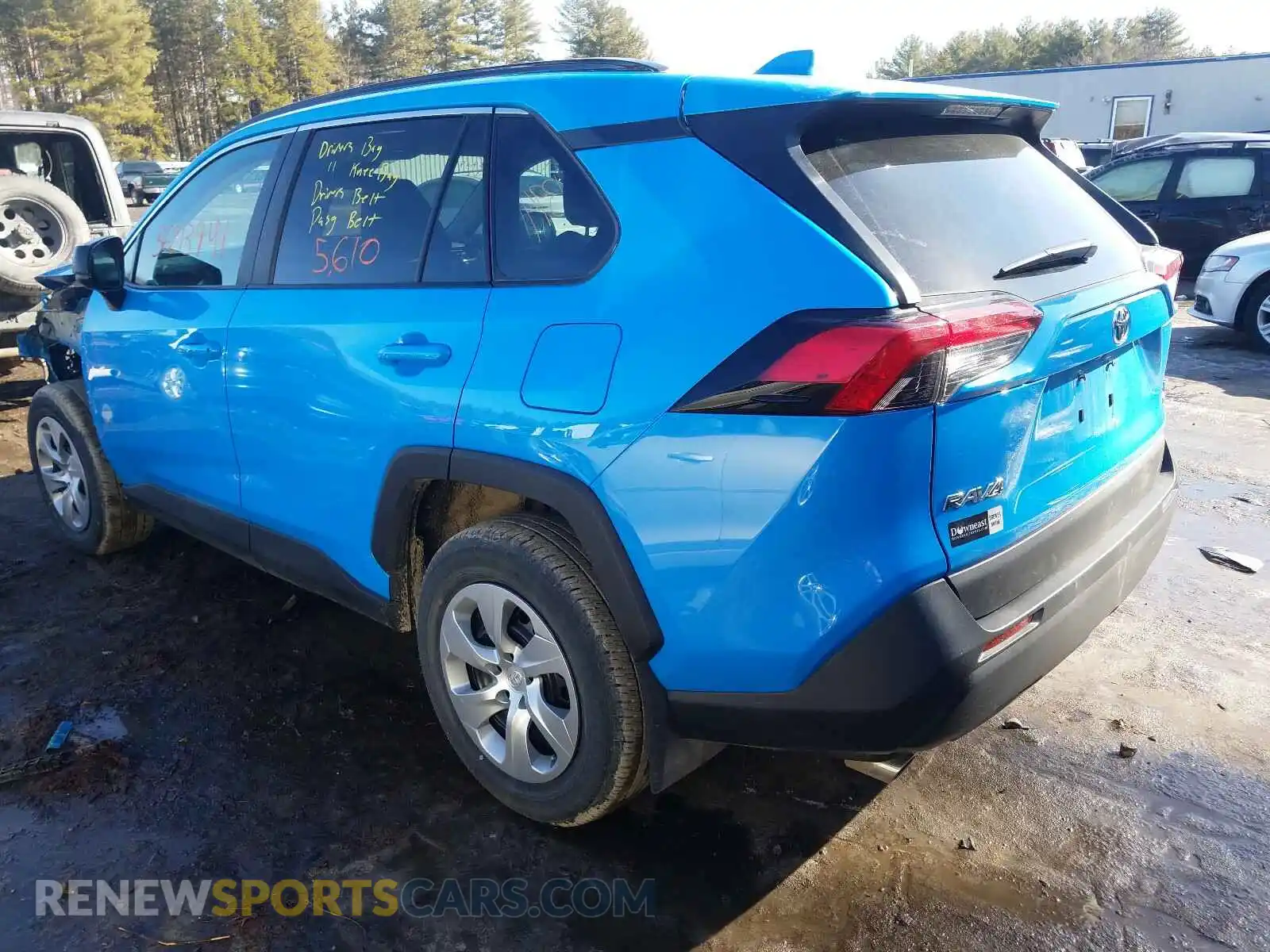 3 Photograph of a damaged car 2T3F1RFV0LW089499 TOYOTA RAV4 2020