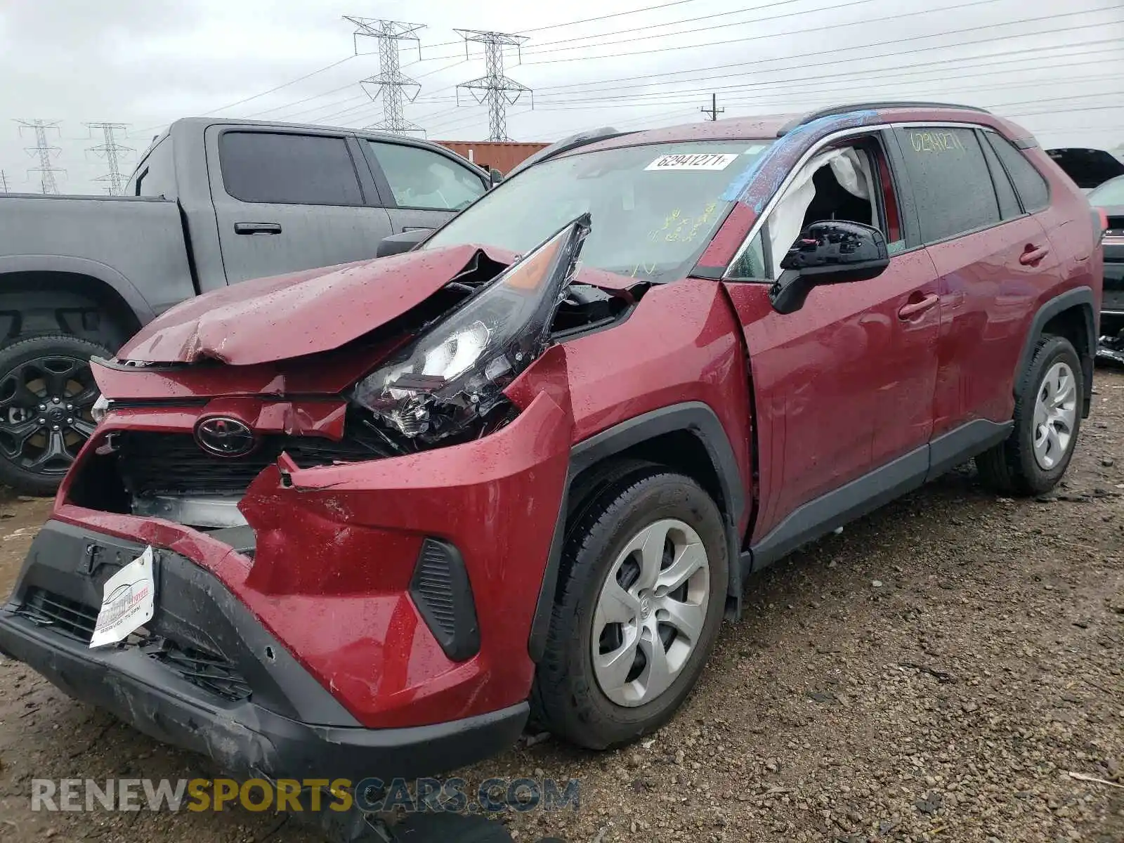 2 Photograph of a damaged car 2T3F1RFV0LW102686 TOYOTA RAV4 2020