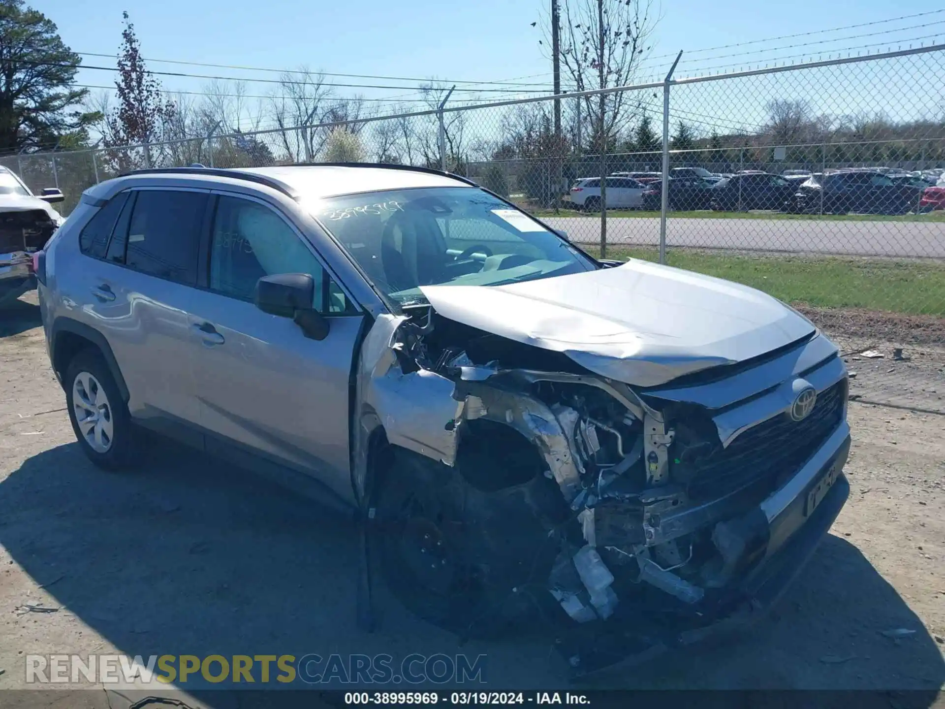 1 Photograph of a damaged car 2T3F1RFV1LC093322 TOYOTA RAV4 2020