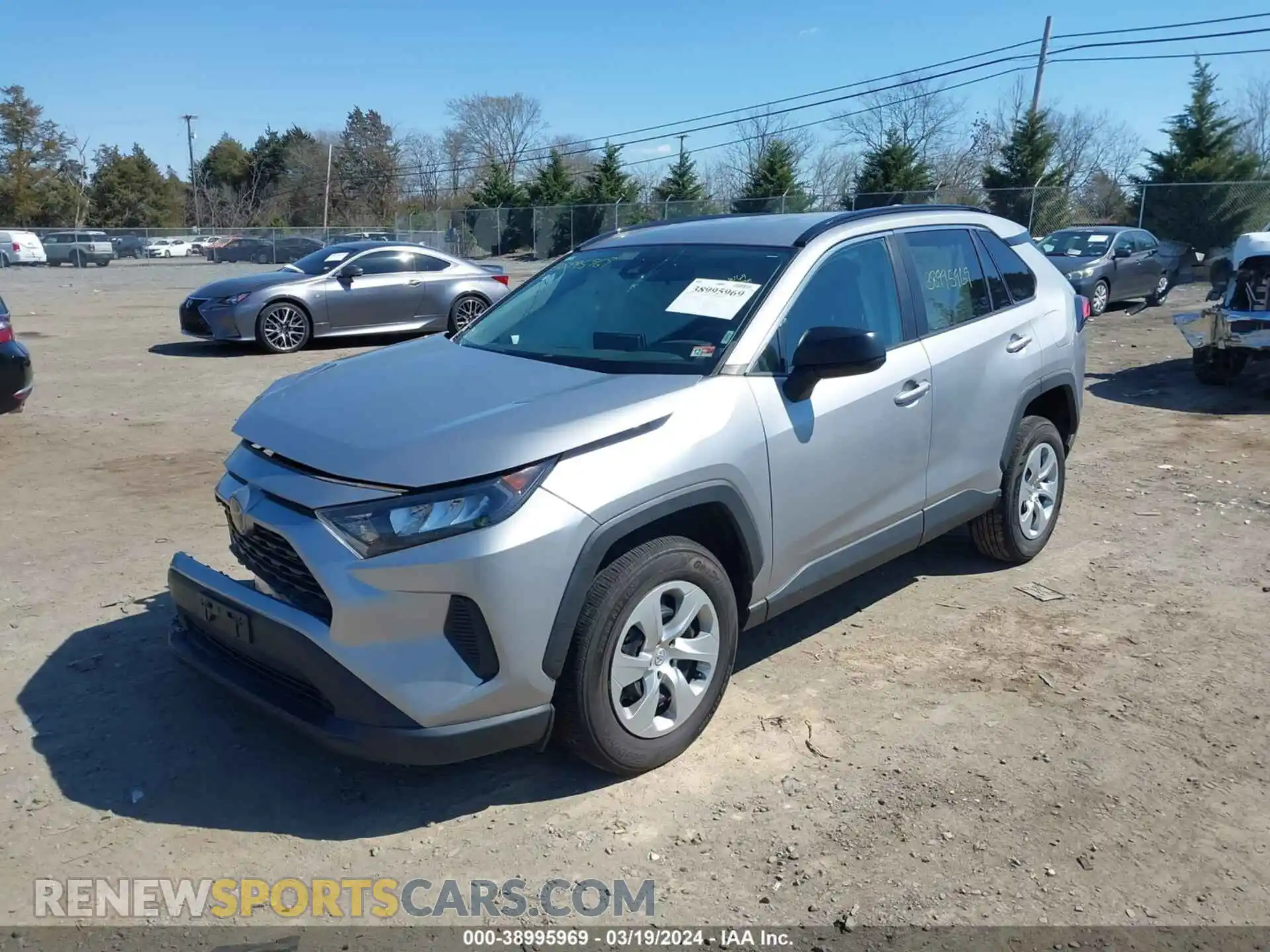 2 Photograph of a damaged car 2T3F1RFV1LC093322 TOYOTA RAV4 2020