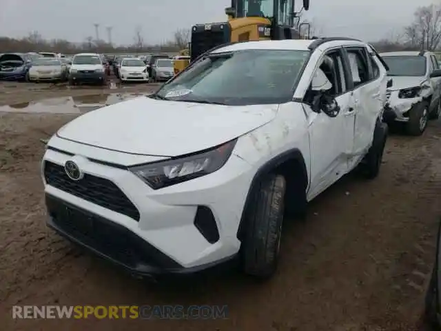 2 Photograph of a damaged car 2T3F1RFV1LW132313 TOYOTA RAV4 2020