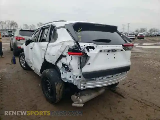 3 Photograph of a damaged car 2T3F1RFV1LW132313 TOYOTA RAV4 2020