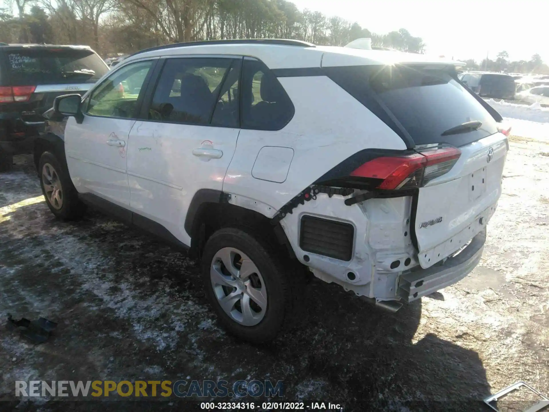 3 Photograph of a damaged car 2T3F1RFV2LC074911 TOYOTA RAV4 2020