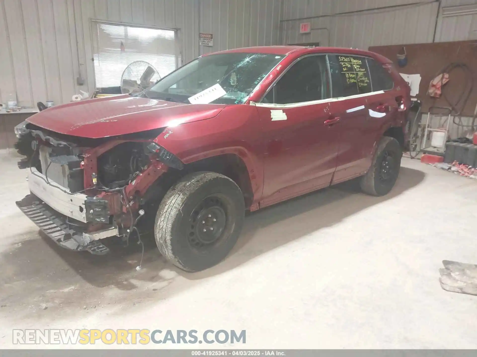 2 Photograph of a damaged car 2T3F1RFV2LC097170 TOYOTA RAV4 2020