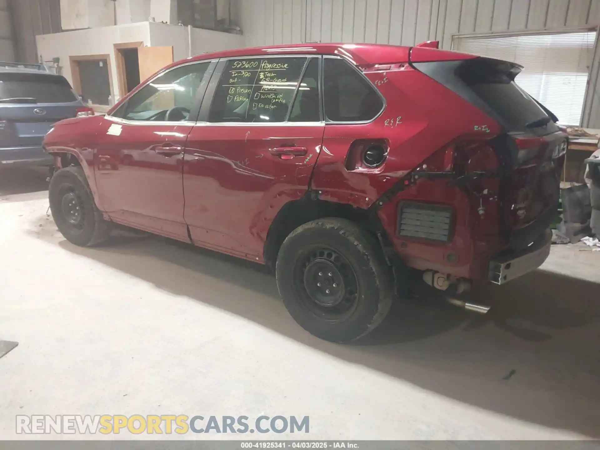 3 Photograph of a damaged car 2T3F1RFV2LC097170 TOYOTA RAV4 2020