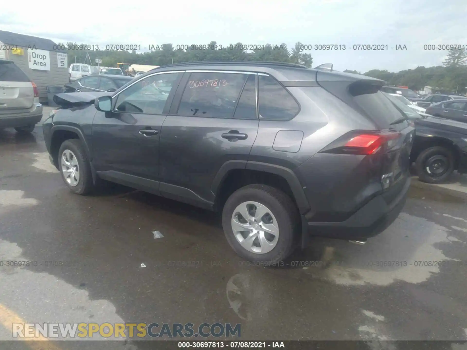 3 Photograph of a damaged car 2T3F1RFV2LC132922 TOYOTA RAV4 2020