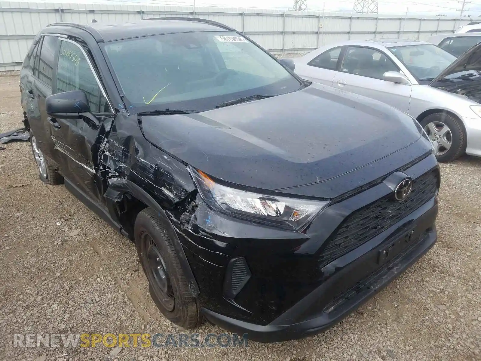 1 Photograph of a damaged car 2T3F1RFV2LW110787 TOYOTA RAV4 2020