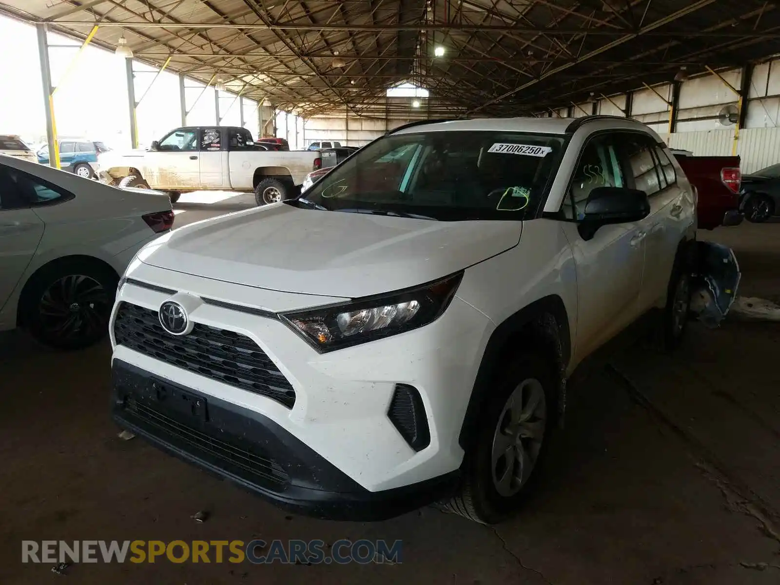 2 Photograph of a damaged car 2T3F1RFV3LC079745 TOYOTA RAV4 2020