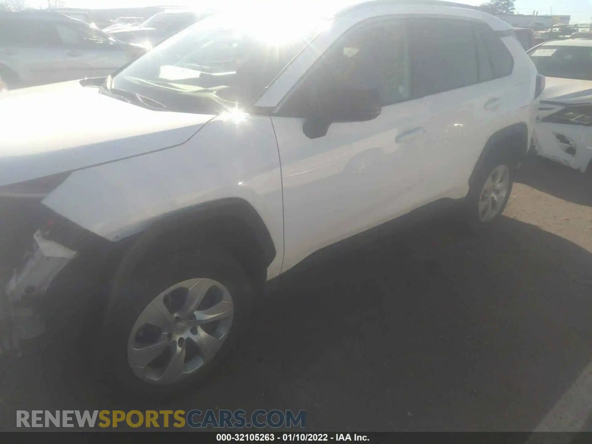 2 Photograph of a damaged car 2T3F1RFV3LC084895 TOYOTA RAV4 2020