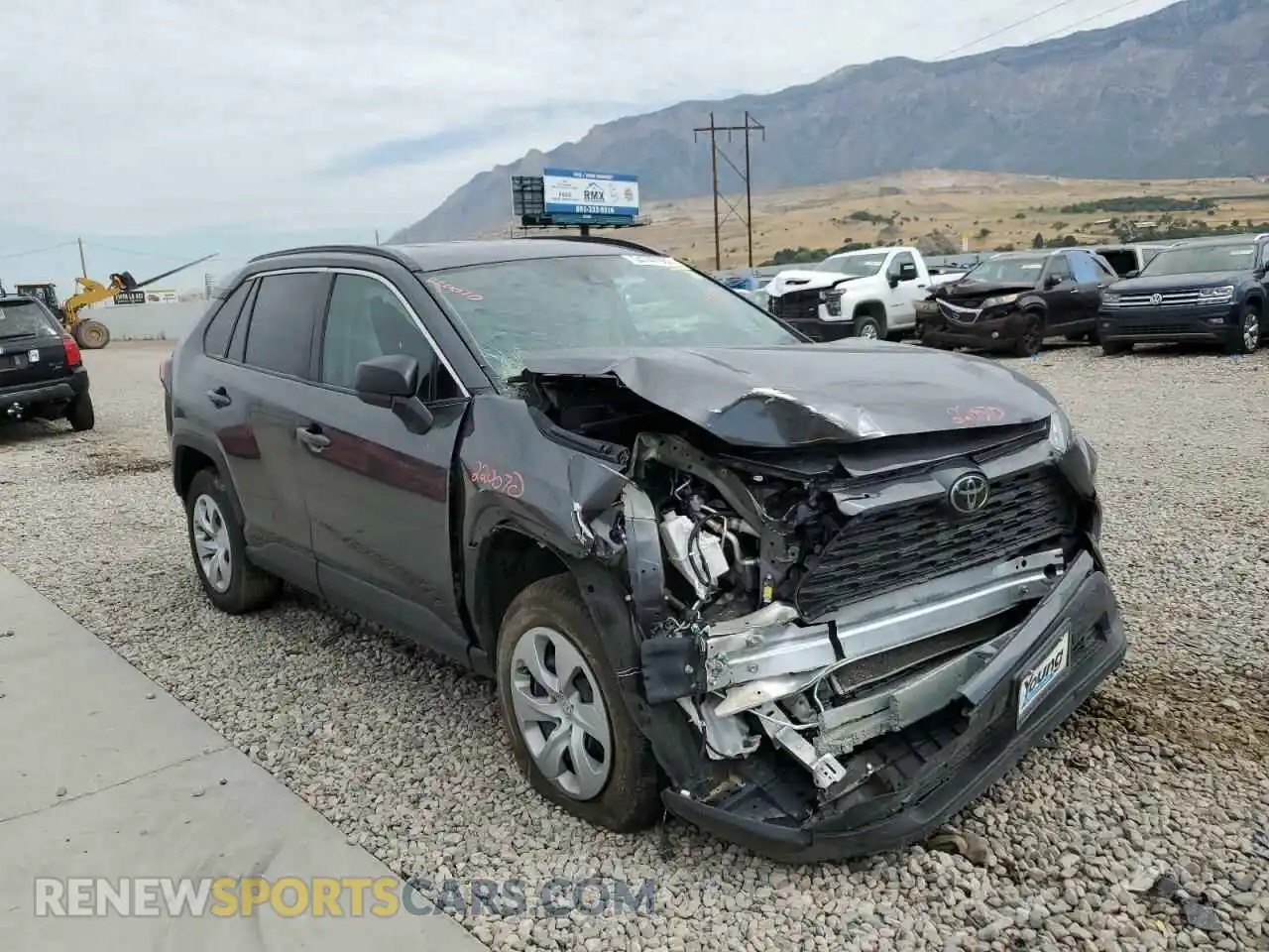 1 Photograph of a damaged car 2T3F1RFV3LC097517 TOYOTA RAV4 2020