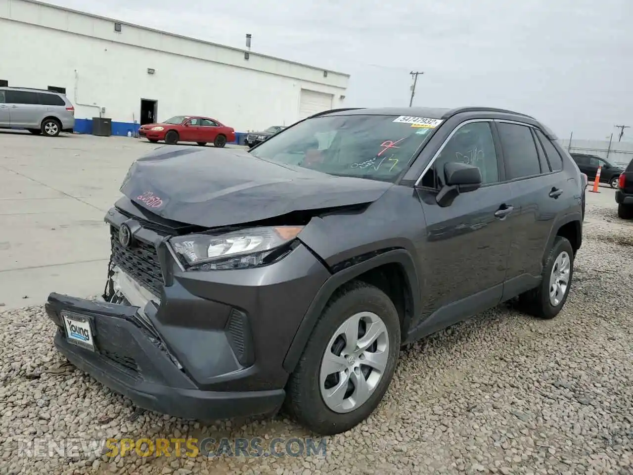 2 Photograph of a damaged car 2T3F1RFV3LC097517 TOYOTA RAV4 2020