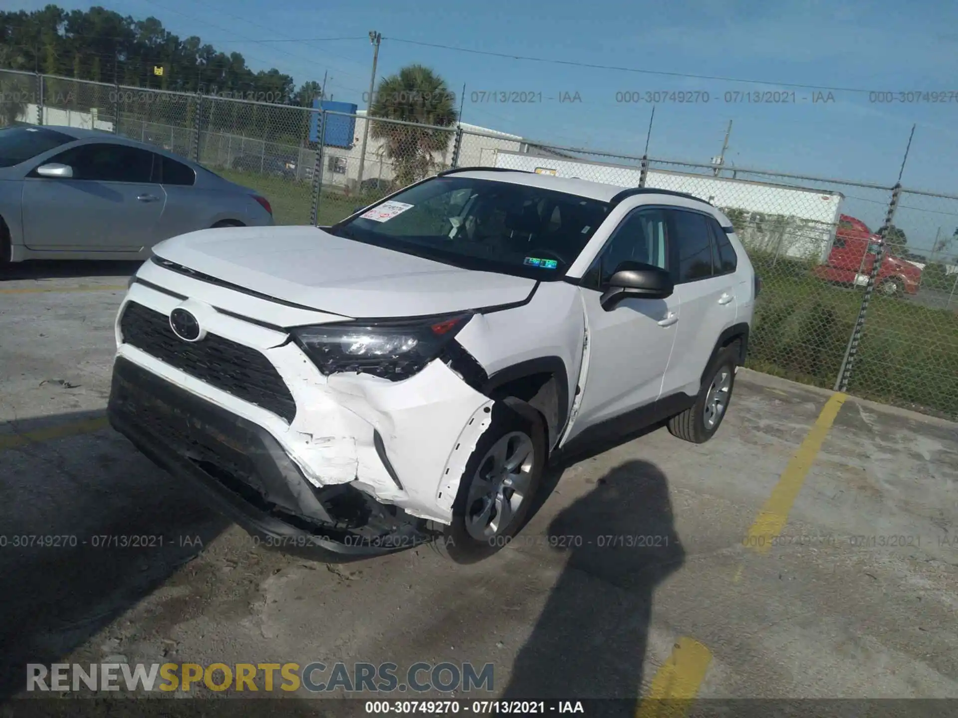 2 Photograph of a damaged car 2T3F1RFV3LC098778 TOYOTA RAV4 2020