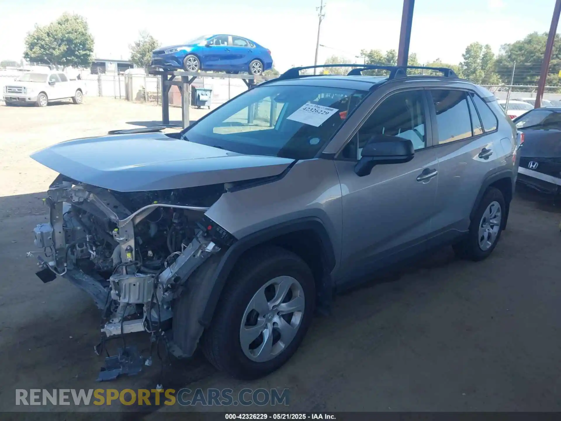 2 Photograph of a damaged car 2T3F1RFV3LC101758 TOYOTA RAV4 2020