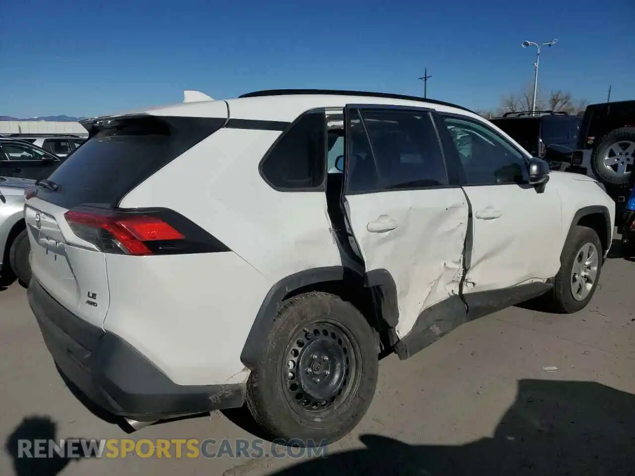 3 Photograph of a damaged car 2T3F1RFV3LC102084 TOYOTA RAV4 2020