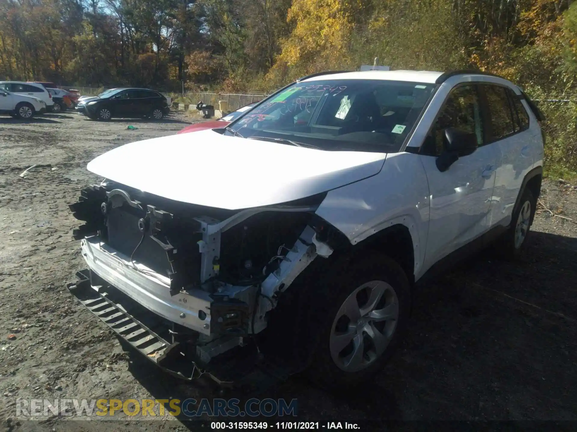 2 Photograph of a damaged car 2T3F1RFV3LW084359 TOYOTA RAV4 2020