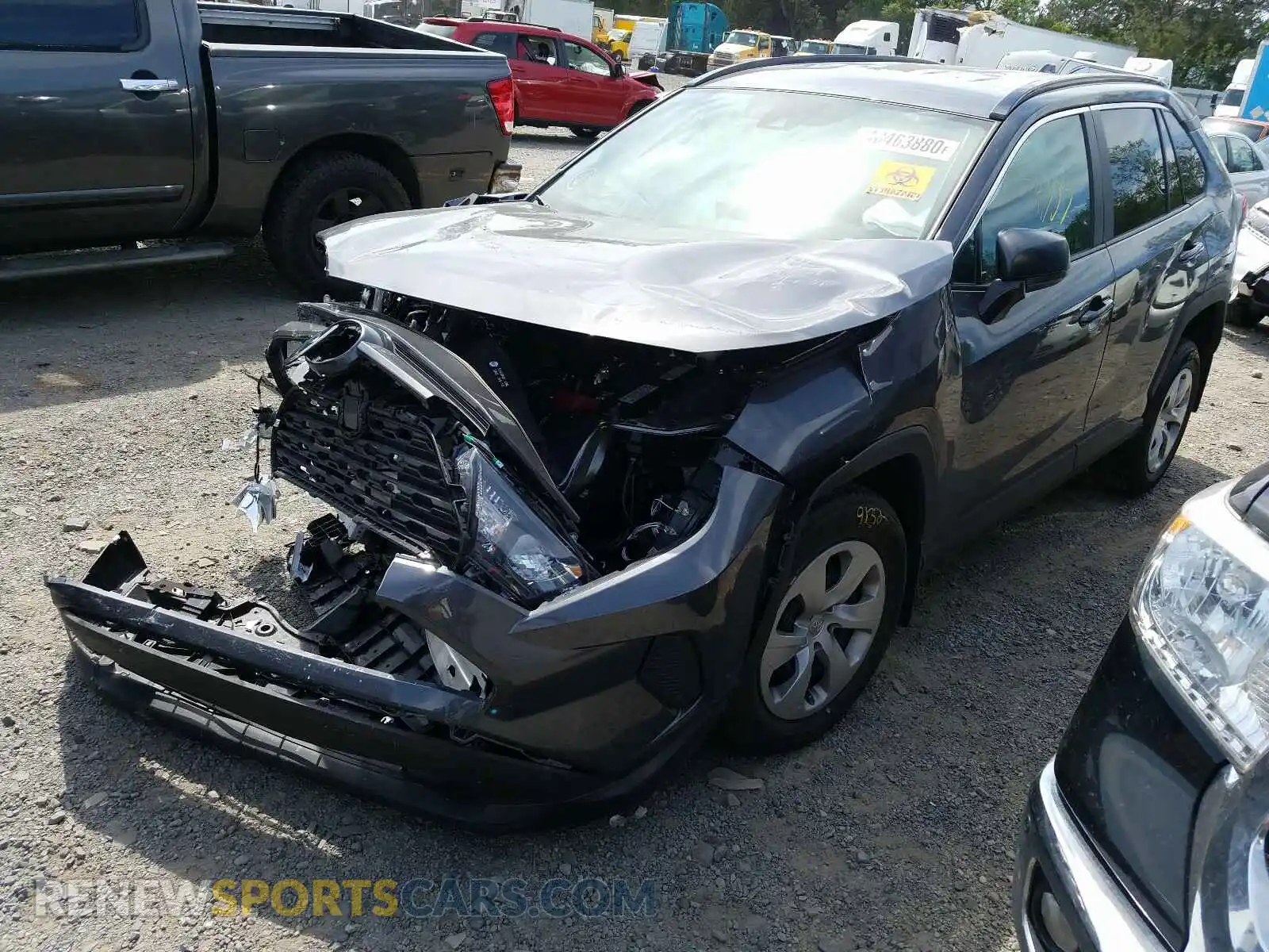 2 Photograph of a damaged car 2T3F1RFV3LW089237 TOYOTA RAV4 2020