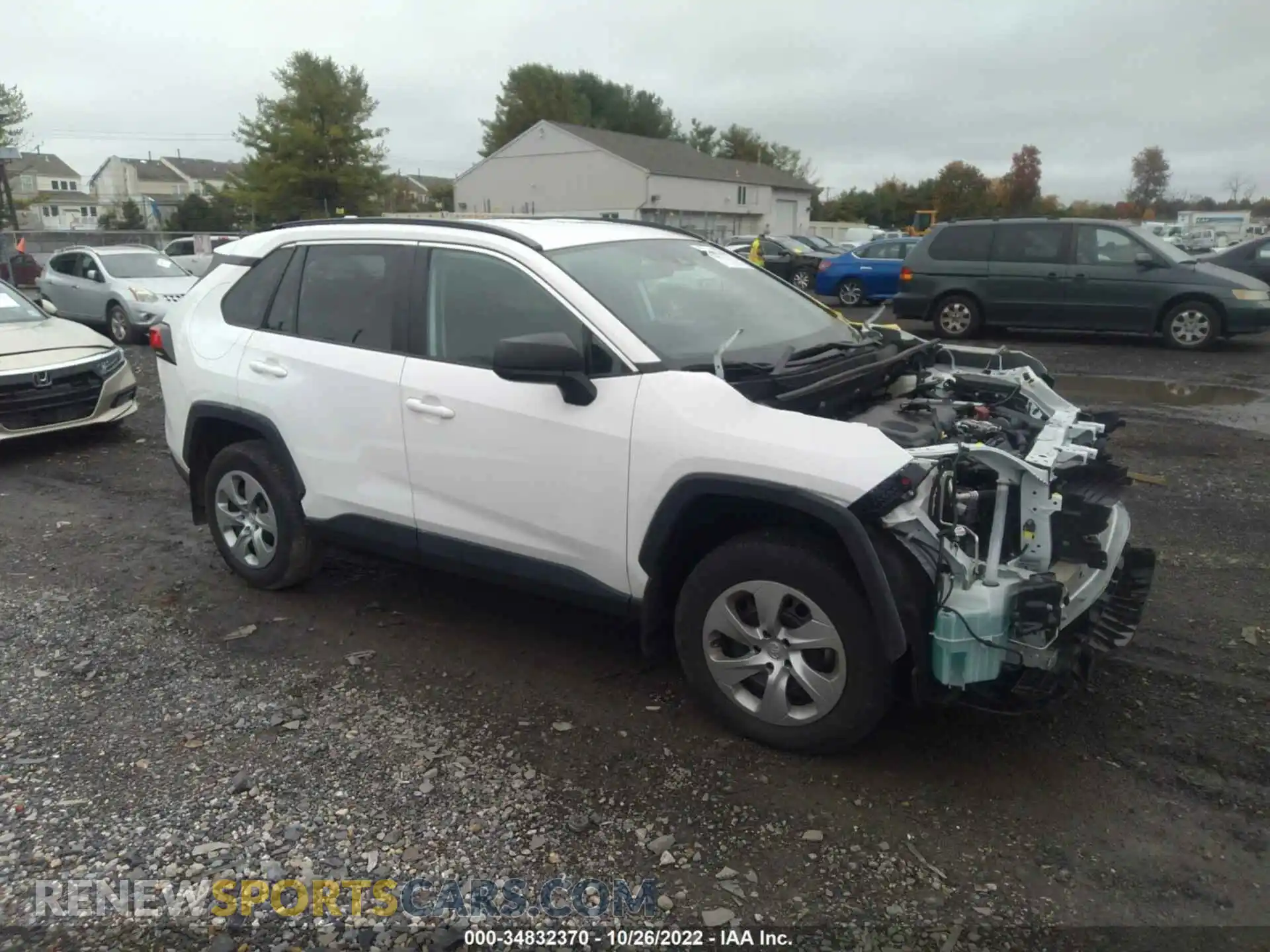 1 Photograph of a damaged car 2T3F1RFV3LW137738 TOYOTA RAV4 2020