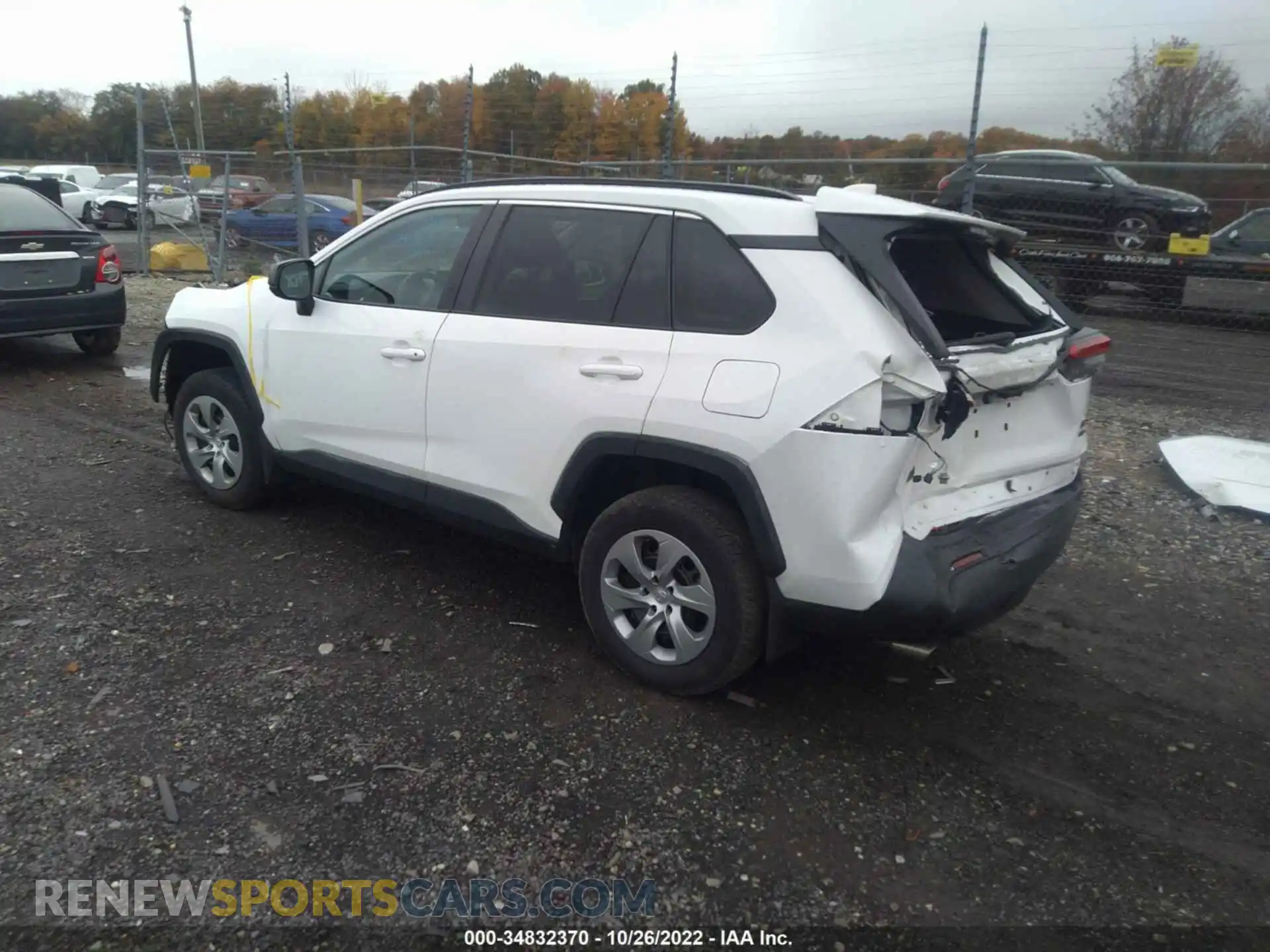 3 Photograph of a damaged car 2T3F1RFV3LW137738 TOYOTA RAV4 2020