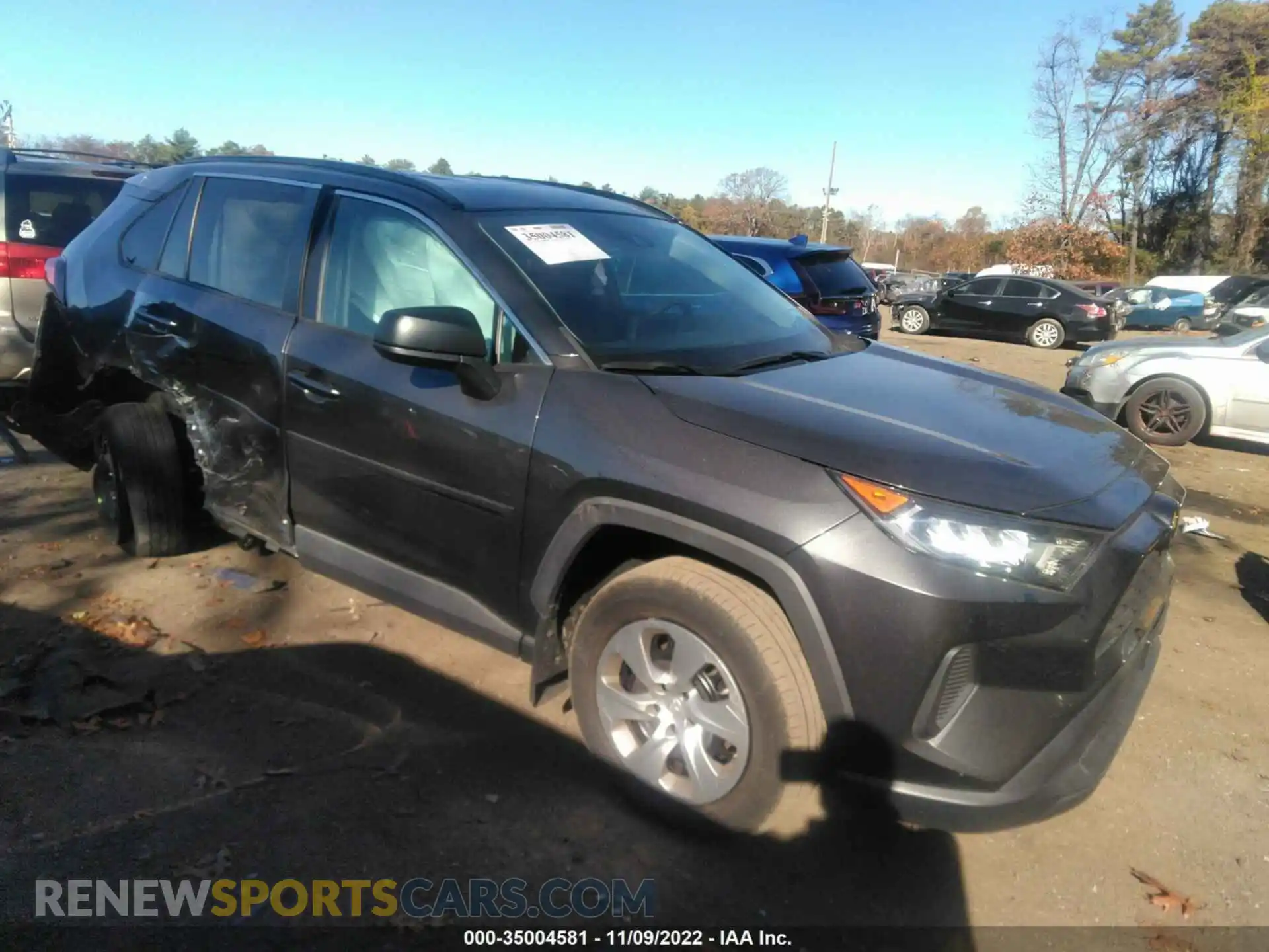 1 Photograph of a damaged car 2T3F1RFV4LC081407 TOYOTA RAV4 2020
