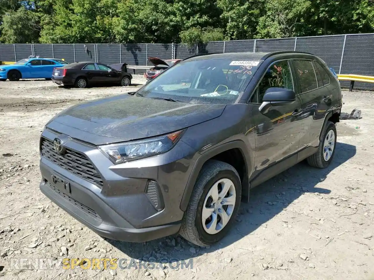 2 Photograph of a damaged car 2T3F1RFV4LC105205 TOYOTA RAV4 2020