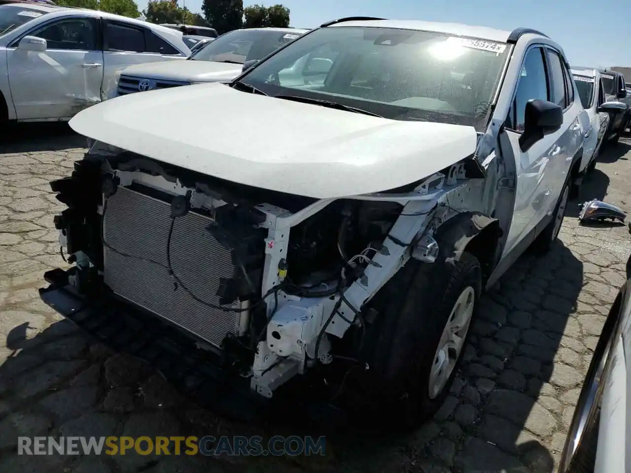 1 Photograph of a damaged car 2T3F1RFV4LC119119 TOYOTA RAV4 2020