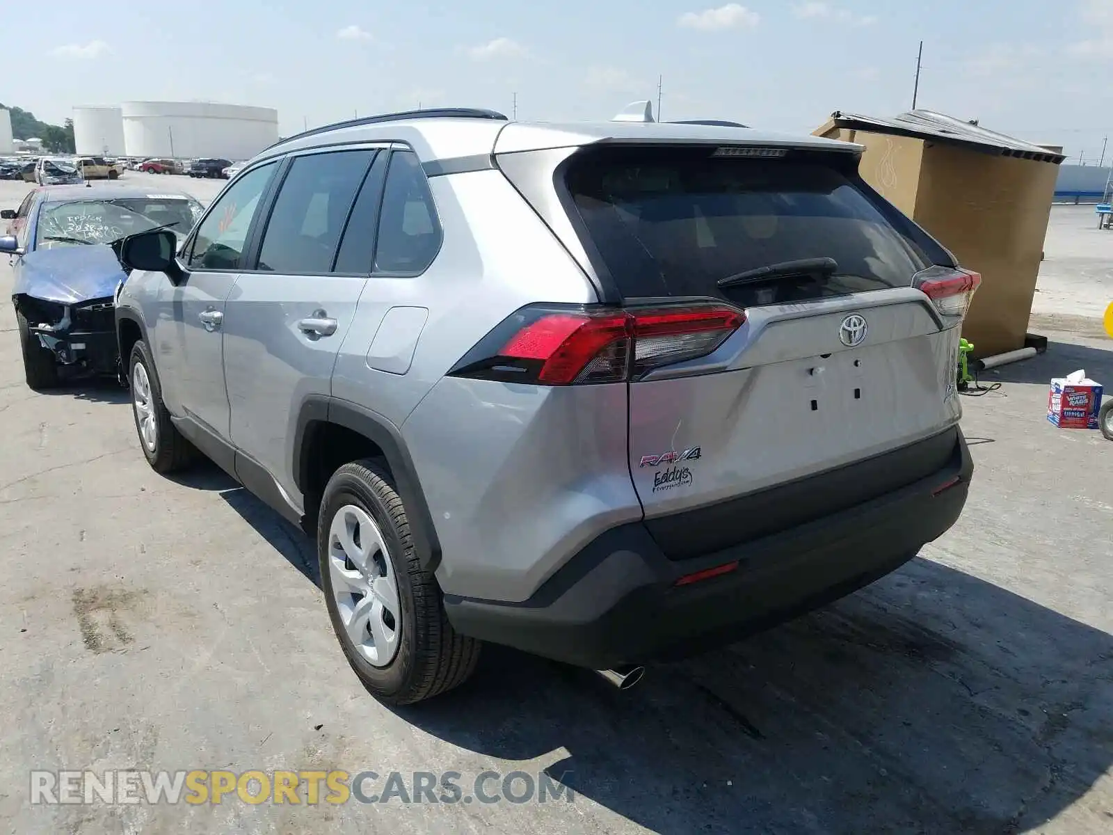3 Photograph of a damaged car 2T3F1RFV4LC120822 TOYOTA RAV4 2020