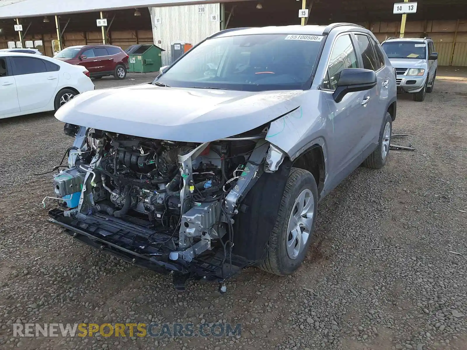 2 Photograph of a damaged car 2T3F1RFV4LW108037 TOYOTA RAV4 2020