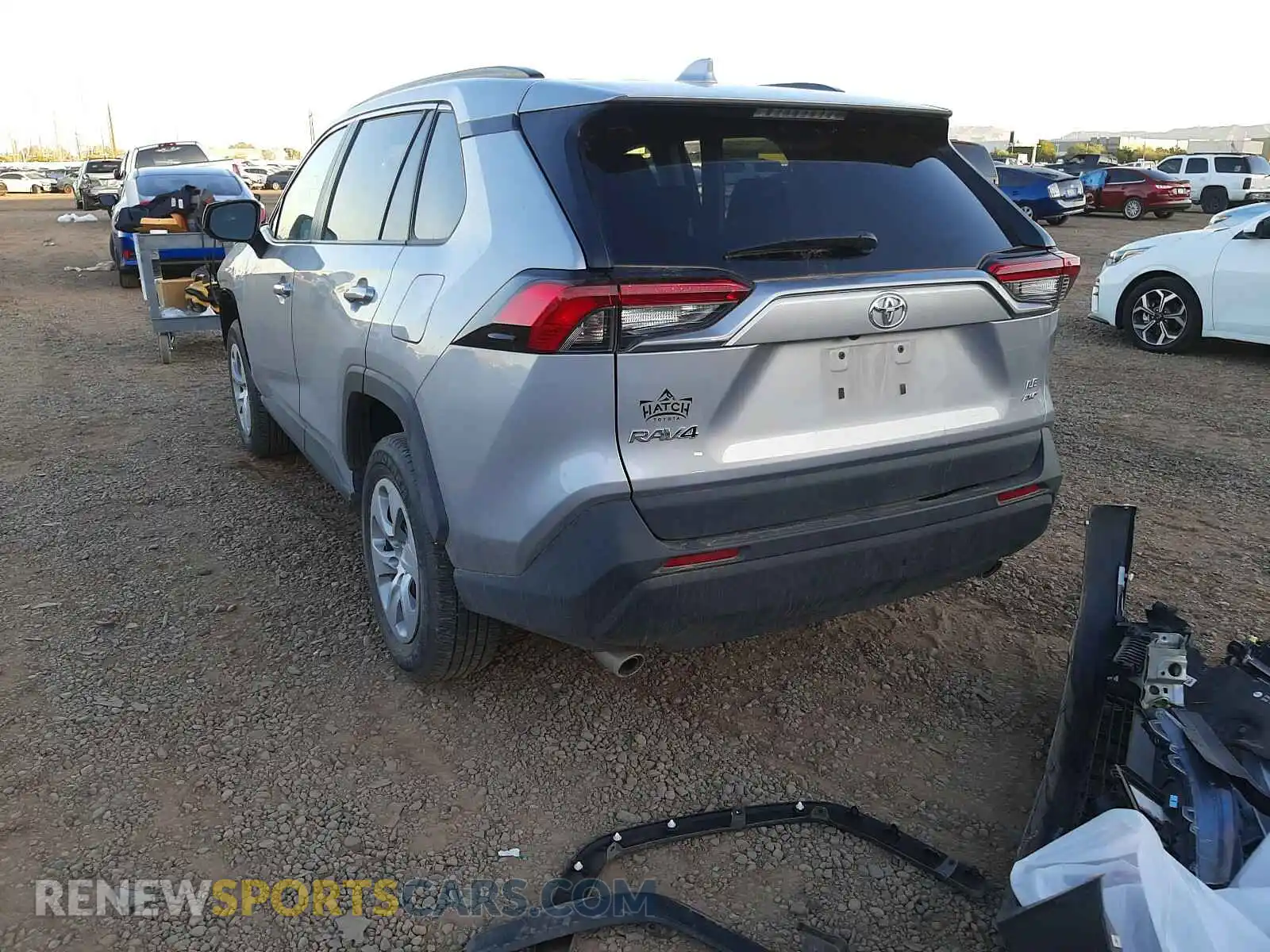 3 Photograph of a damaged car 2T3F1RFV4LW108037 TOYOTA RAV4 2020