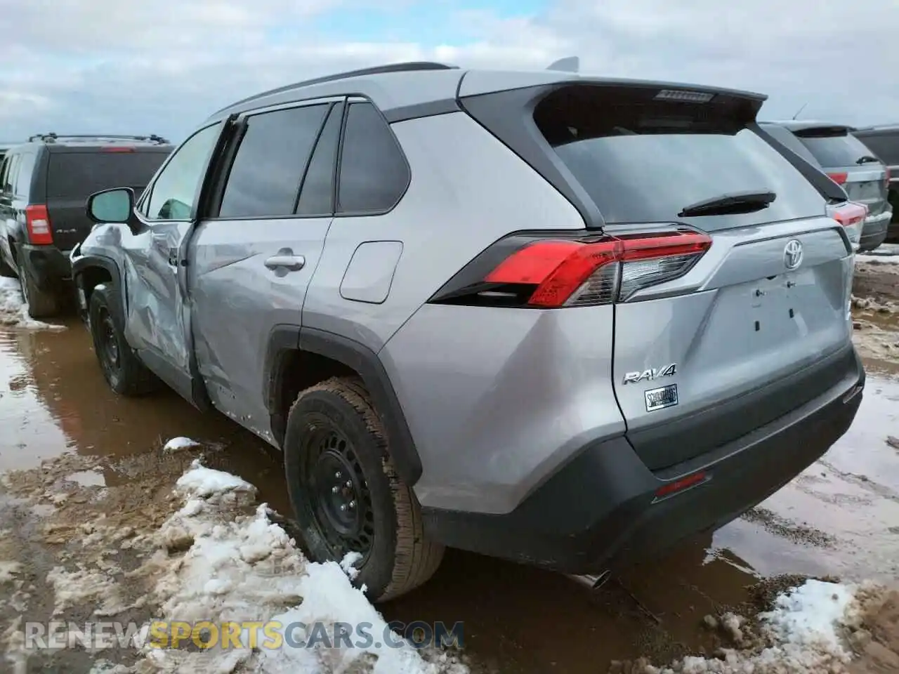 3 Photograph of a damaged car 2T3F1RFV4LW117451 TOYOTA RAV4 2020