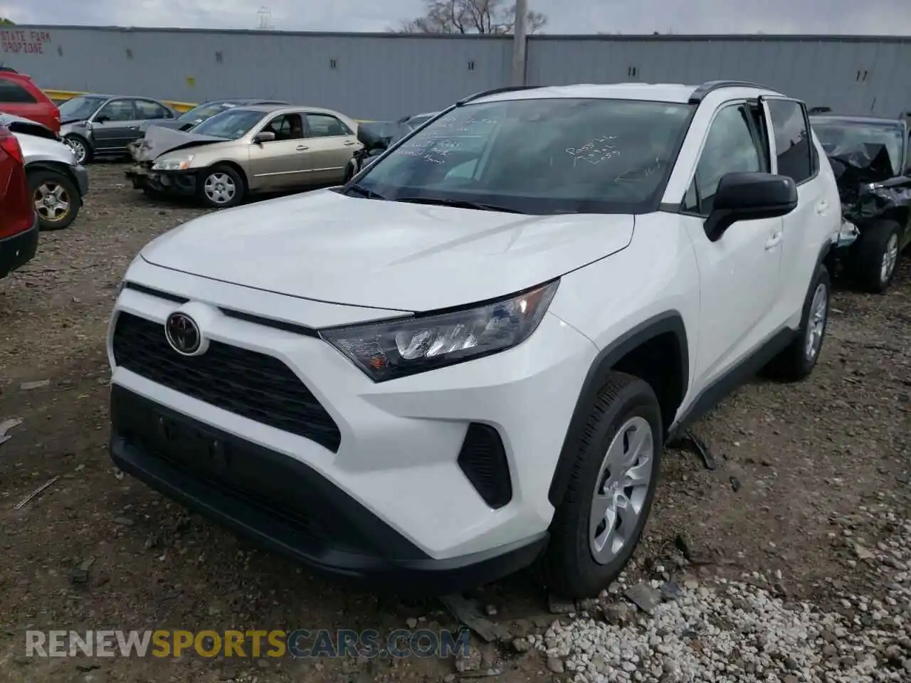 2 Фотография поврежденного автомобиля 2T3F1RFV4LW131396 TOYOTA RAV4 2020