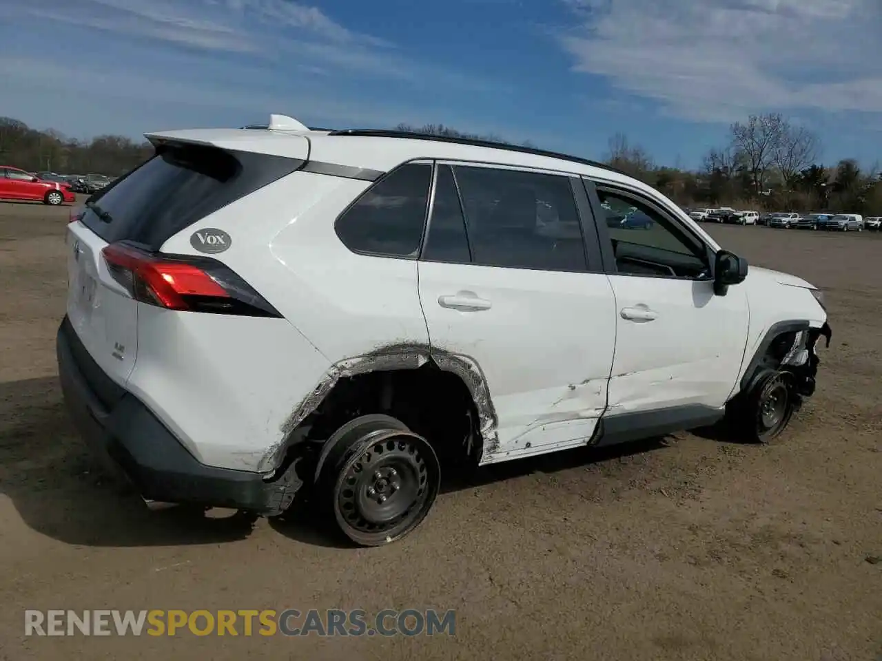 3 Photograph of a damaged car 2T3F1RFV4LW134377 TOYOTA RAV4 2020