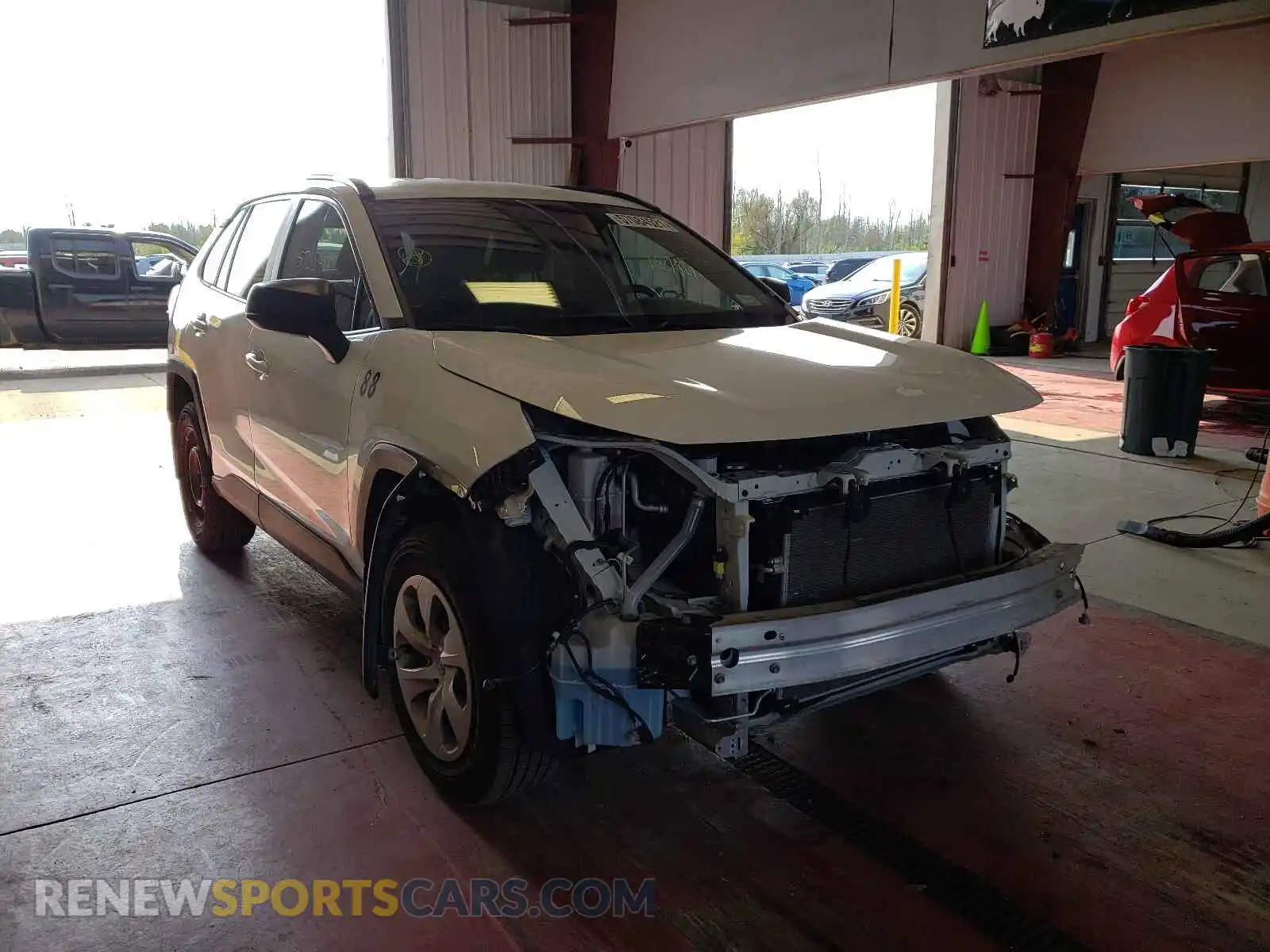 1 Photograph of a damaged car 2T3F1RFV5LC066446 TOYOTA RAV4 2020