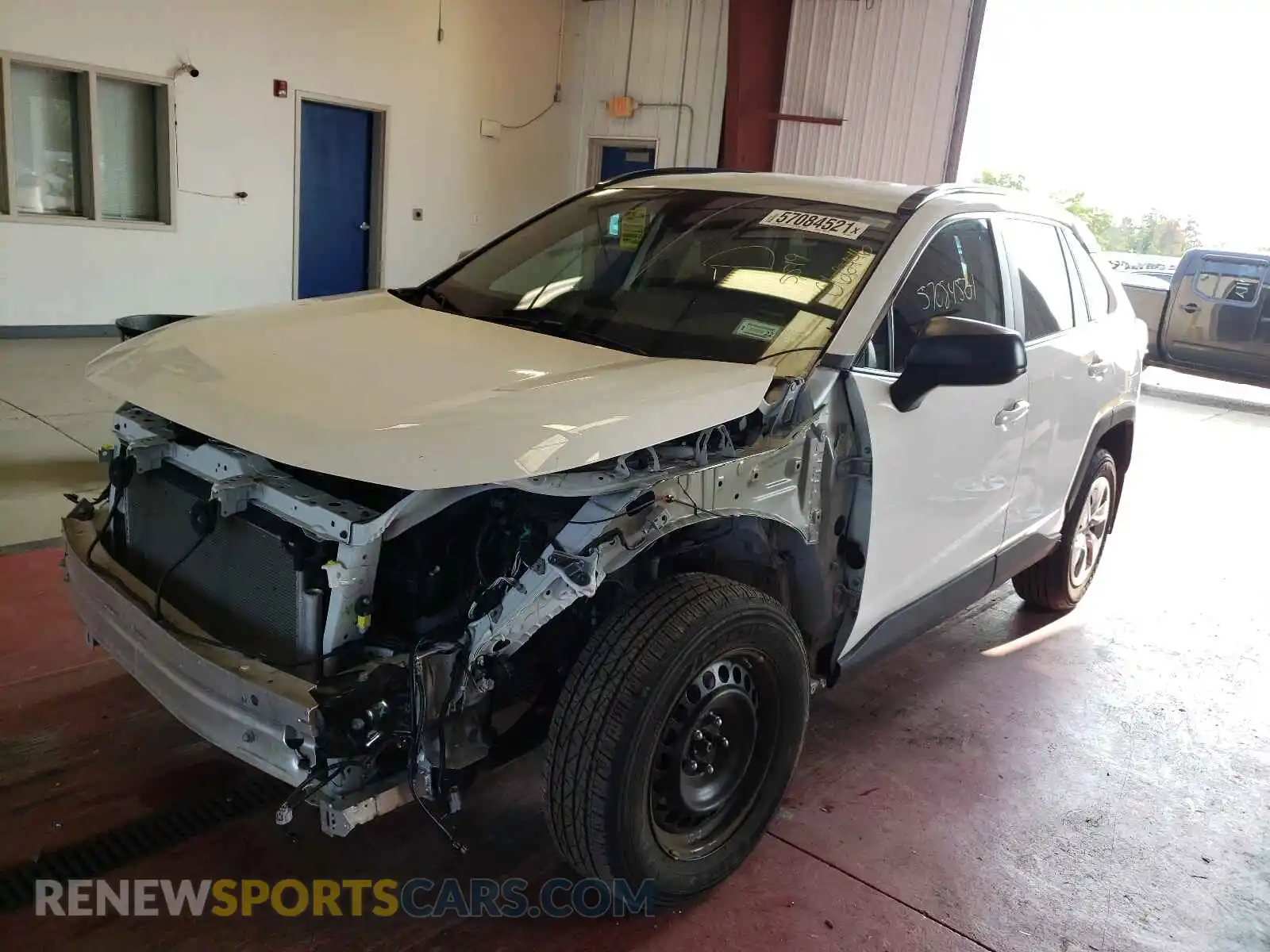 2 Photograph of a damaged car 2T3F1RFV5LC066446 TOYOTA RAV4 2020