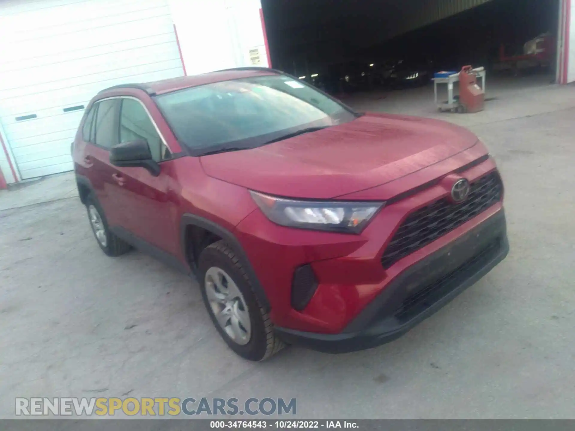 1 Photograph of a damaged car 2T3F1RFV5LC094621 TOYOTA RAV4 2020