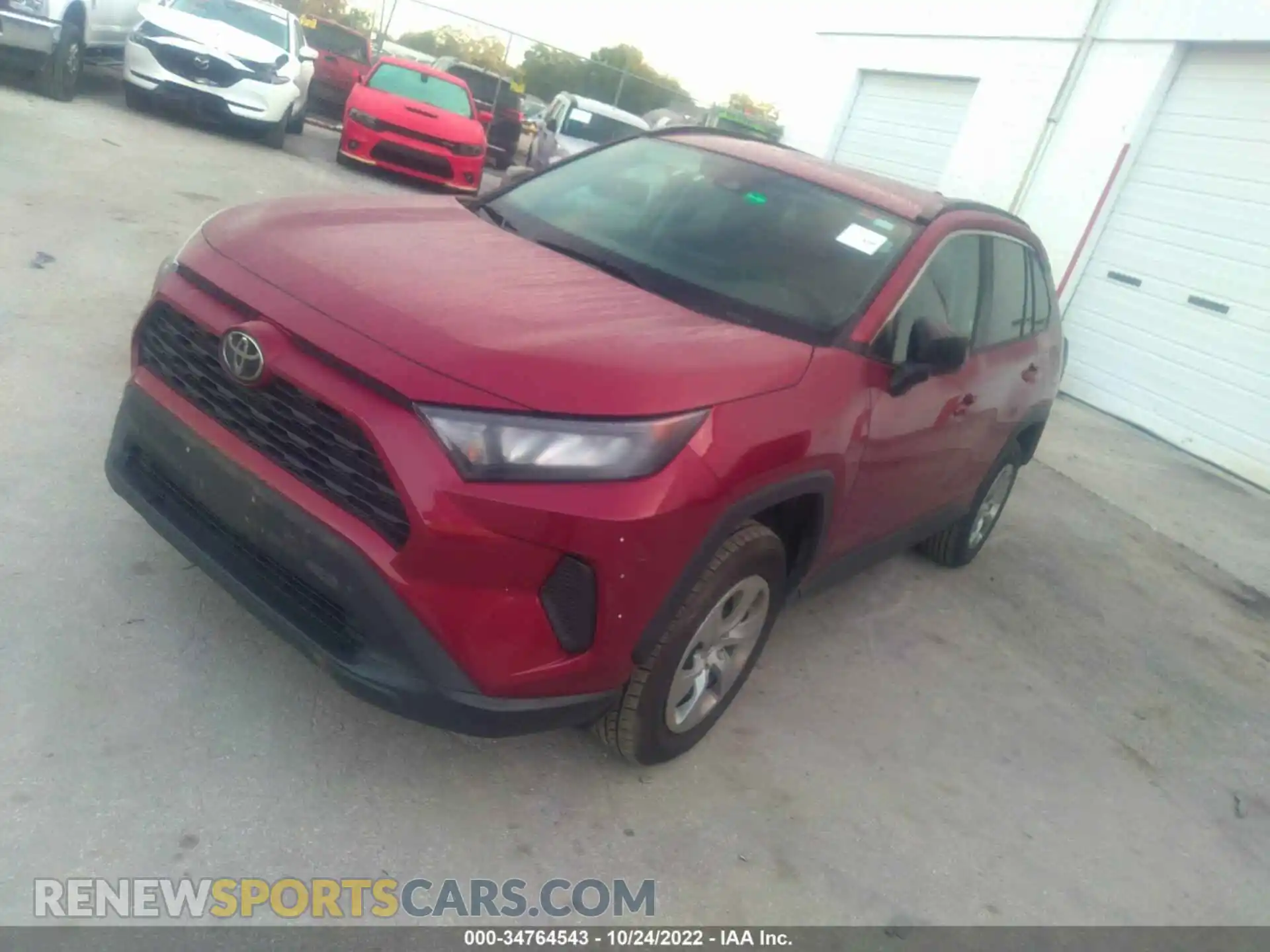 2 Photograph of a damaged car 2T3F1RFV5LC094621 TOYOTA RAV4 2020