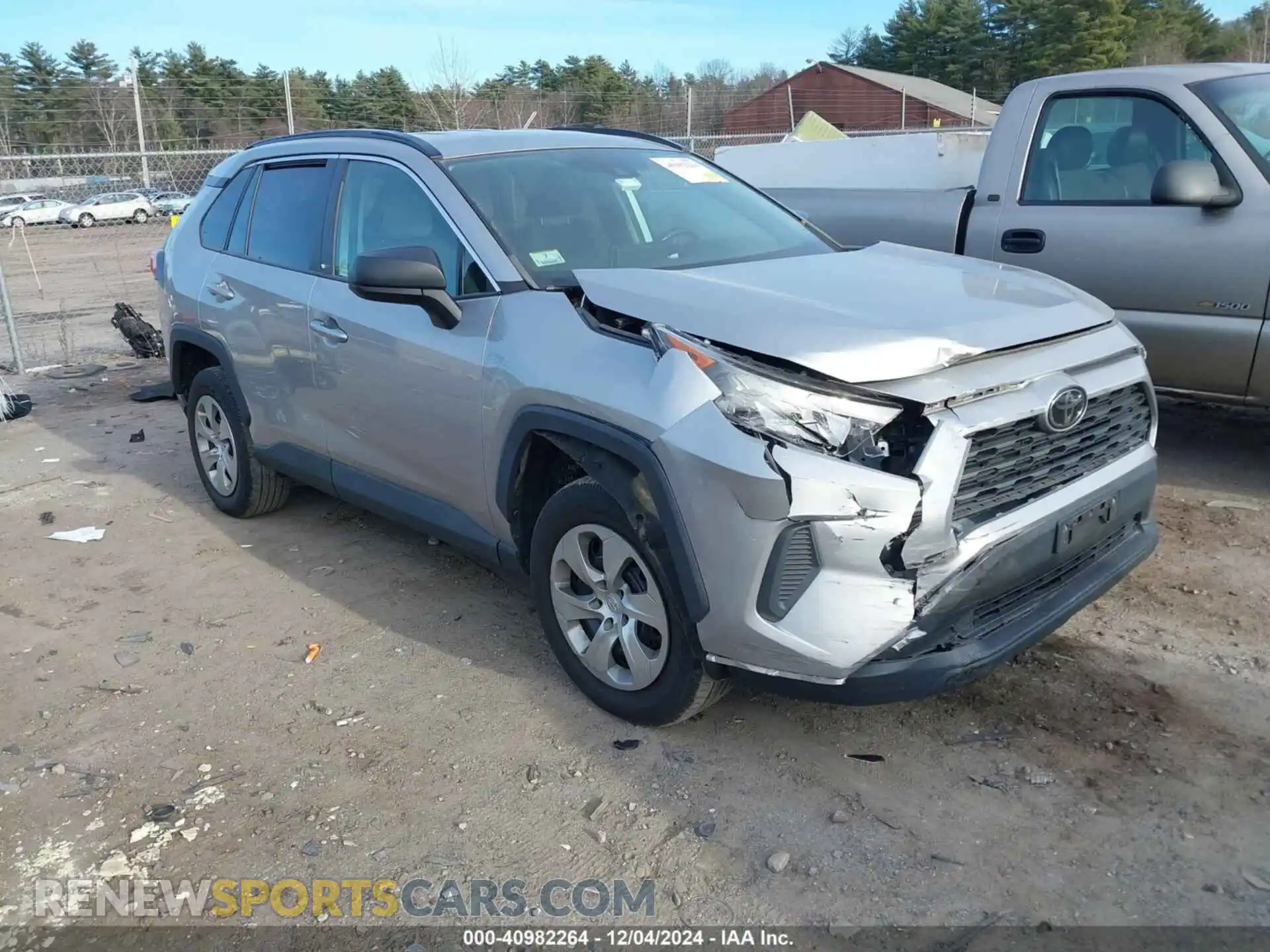 1 Photograph of a damaged car 2T3F1RFV5LC106136 TOYOTA RAV4 2020