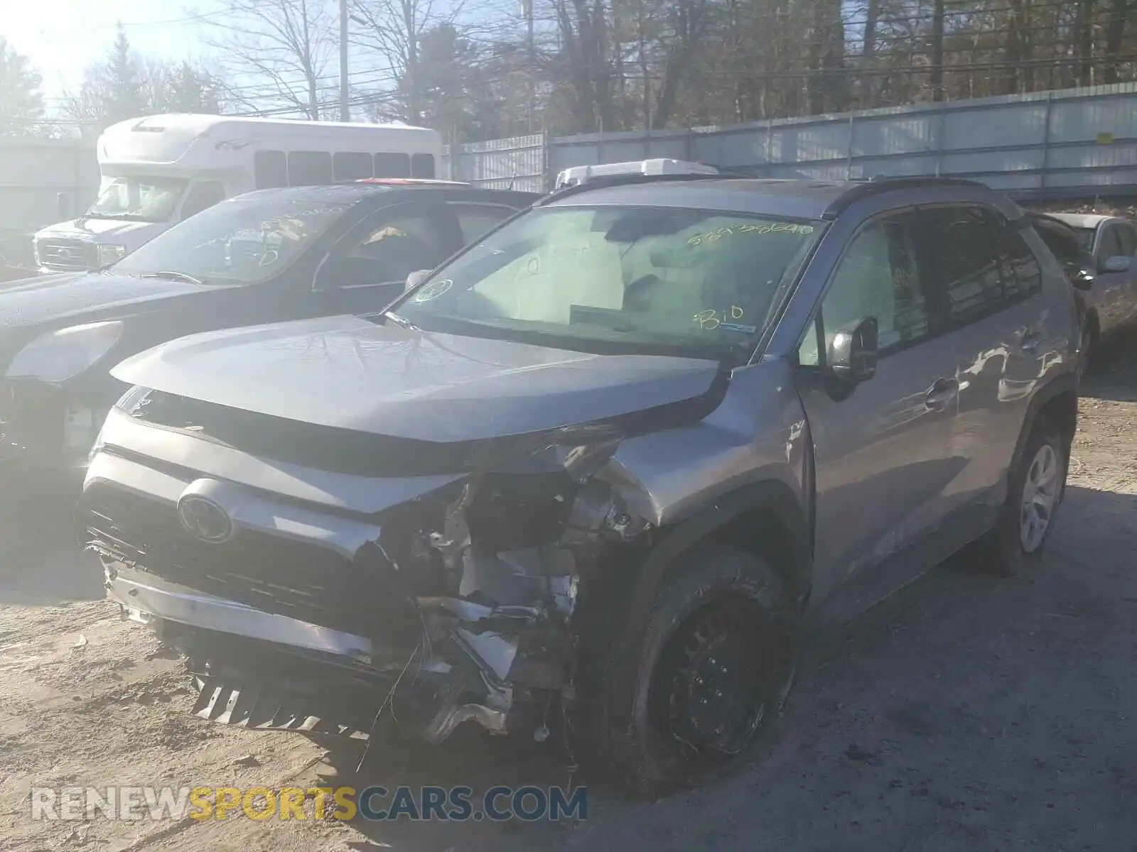 2 Фотография поврежденного автомобиля 2T3F1RFV6LC091517 TOYOTA RAV4 2020