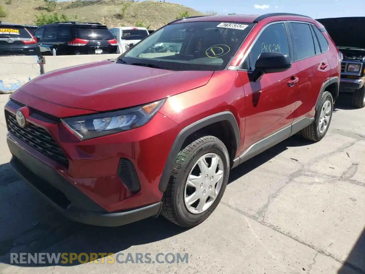 2 Фотография поврежденного автомобиля 2T3F1RFV6LC097141 TOYOTA RAV4 2020