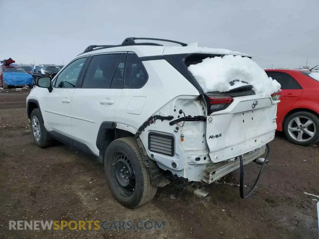 2 Photograph of a damaged car 2T3F1RFV6LC103648 TOYOTA RAV4 2020