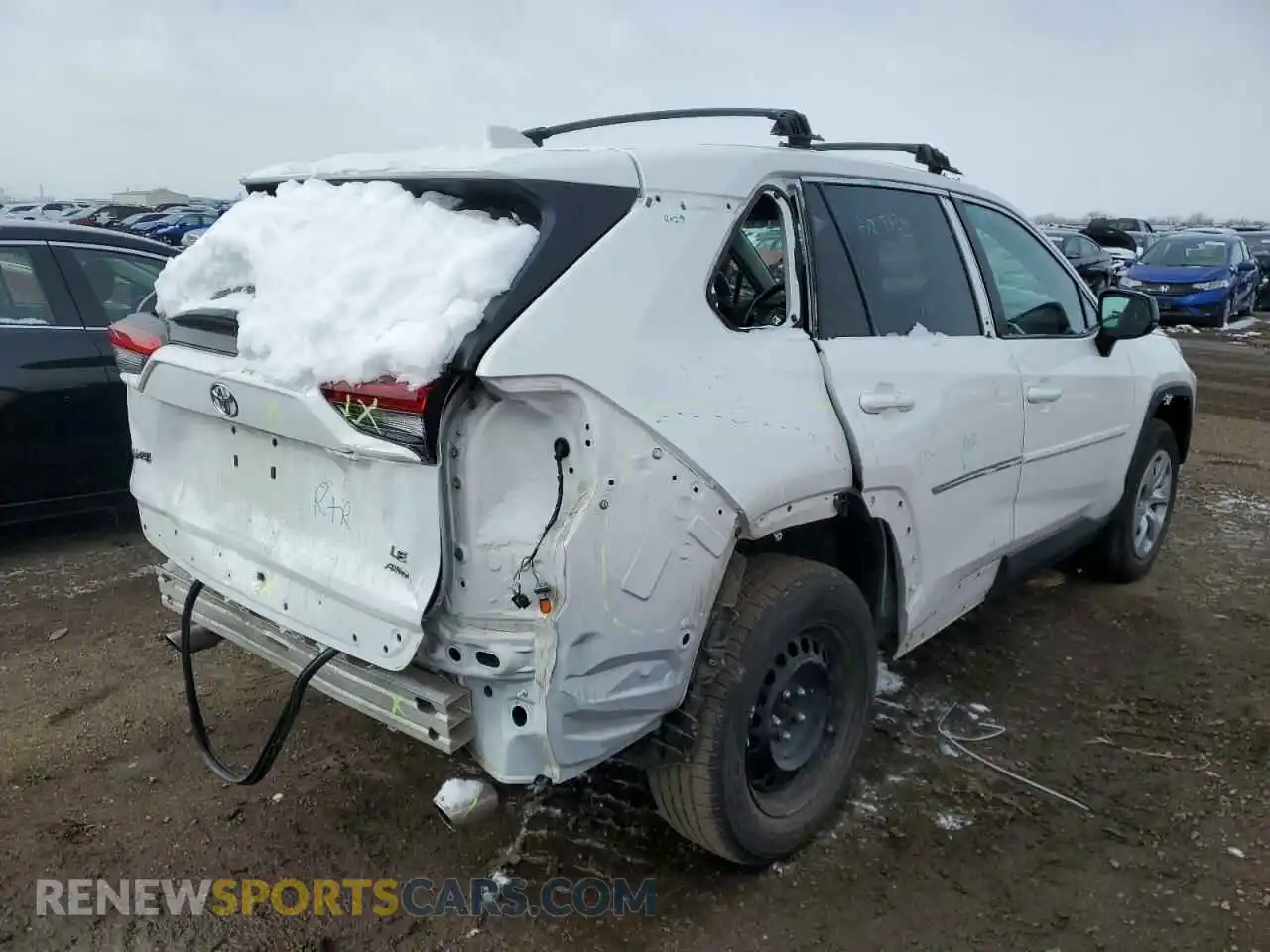 3 Photograph of a damaged car 2T3F1RFV6LC103648 TOYOTA RAV4 2020
