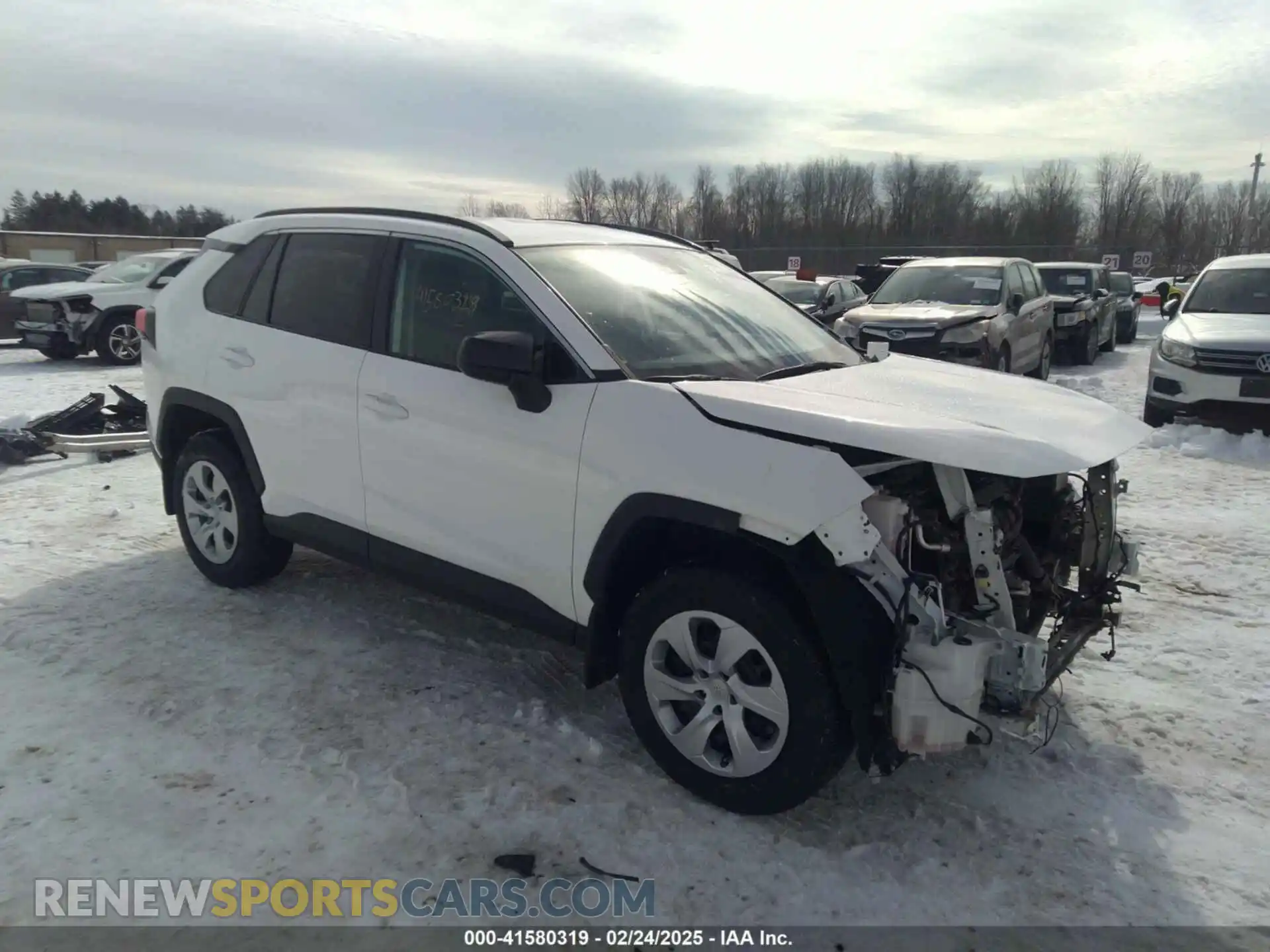 1 Photograph of a damaged car 2T3F1RFV6LC133863 TOYOTA RAV4 2020