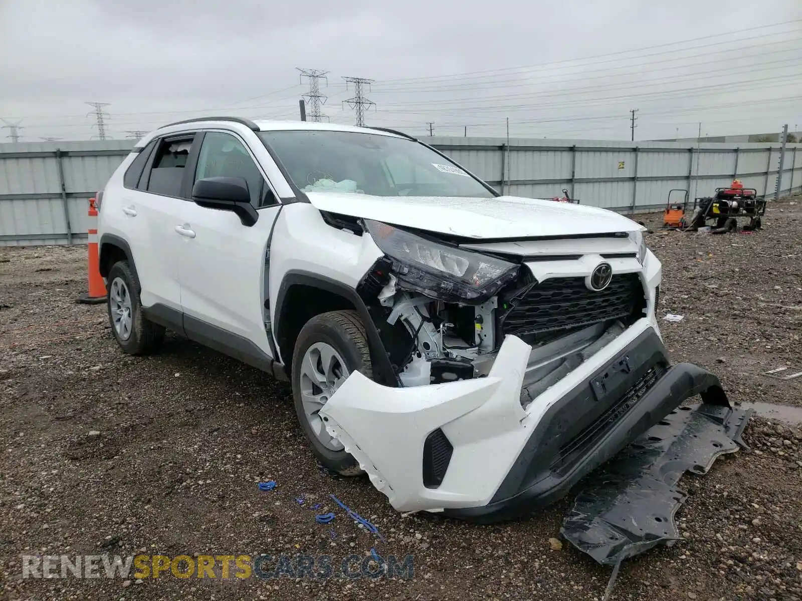 1 Photograph of a damaged car 2T3F1RFV6LW097994 TOYOTA RAV4 2020