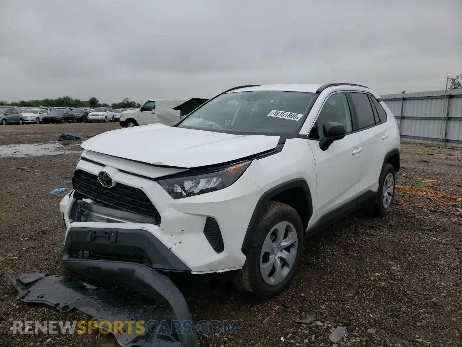 2 Photograph of a damaged car 2T3F1RFV6LW097994 TOYOTA RAV4 2020