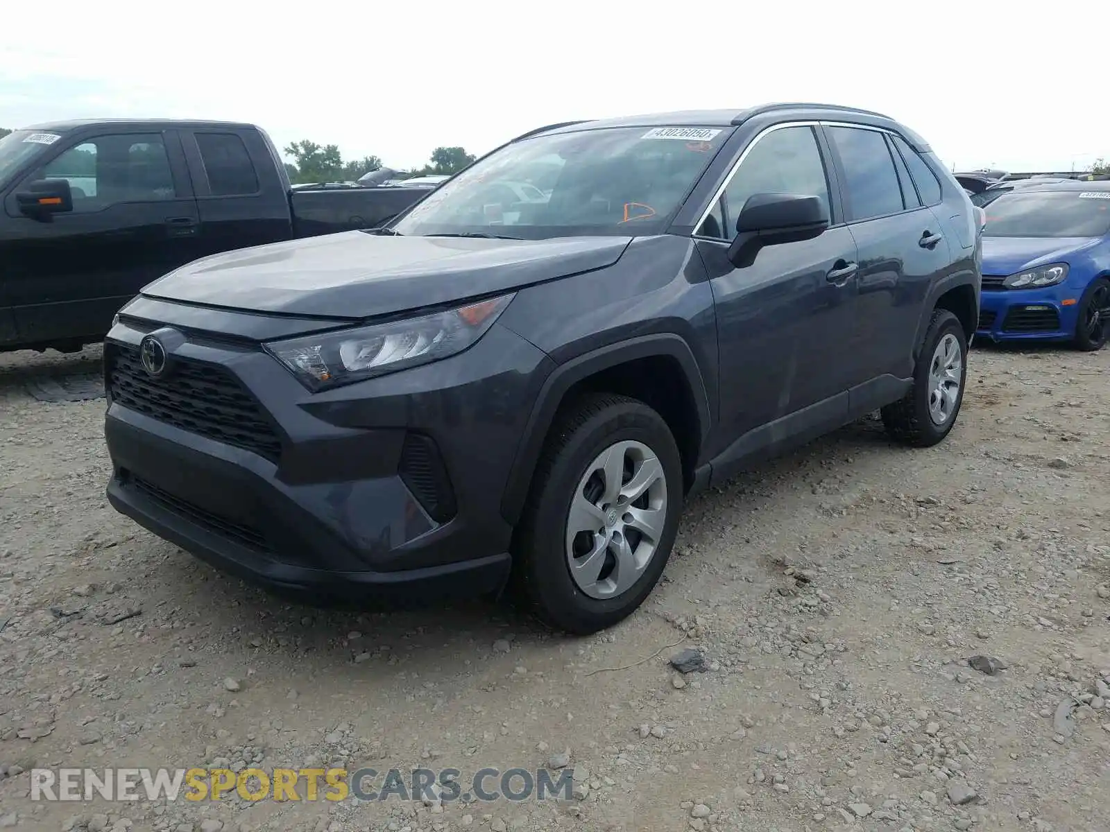 2 Photograph of a damaged car 2T3F1RFV6LW104345 TOYOTA RAV4 2020