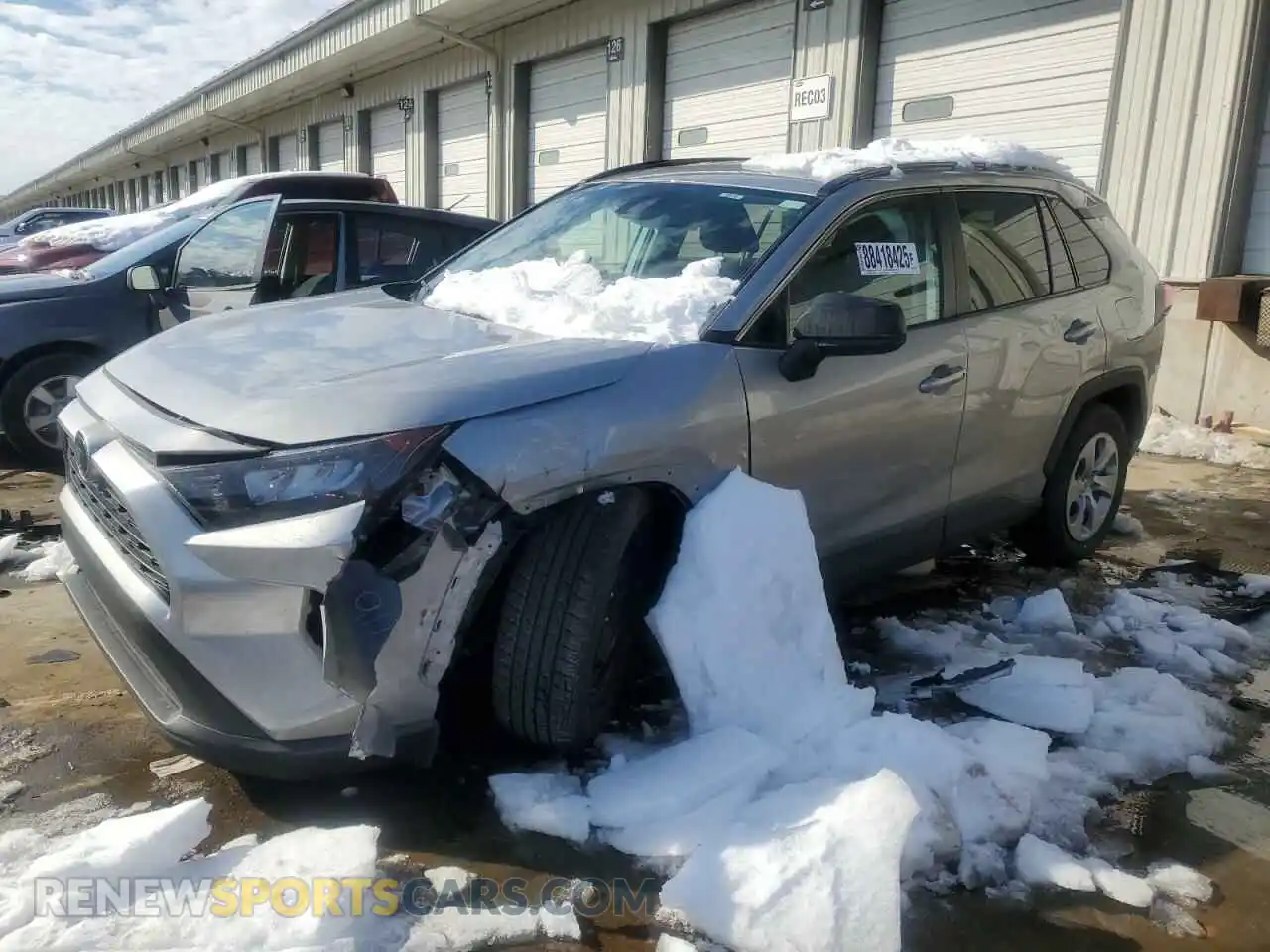 1 Photograph of a damaged car 2T3F1RFV7LC080784 TOYOTA RAV4 2020
