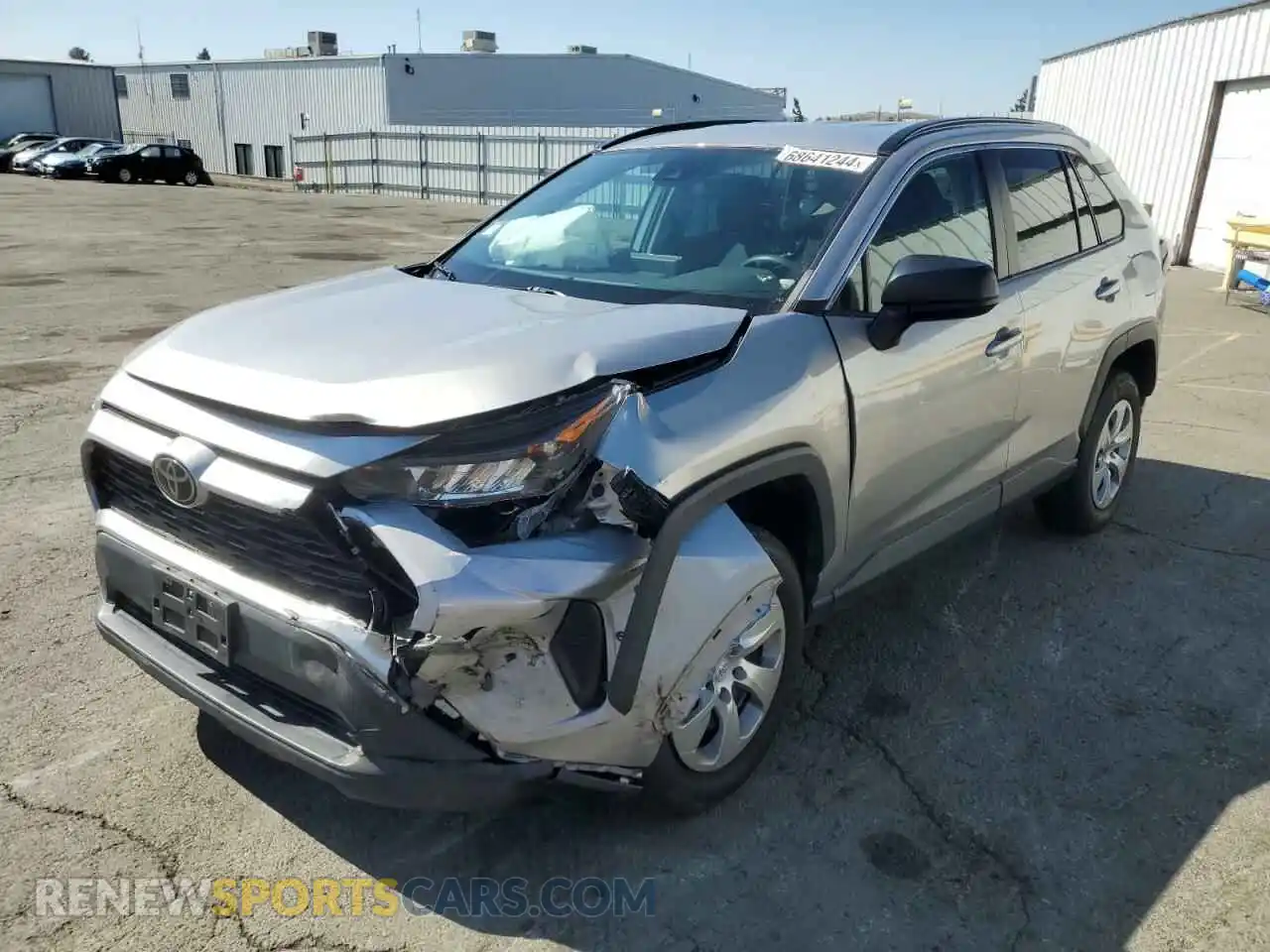 1 Photograph of a damaged car 2T3F1RFV7LC083152 TOYOTA RAV4 2020