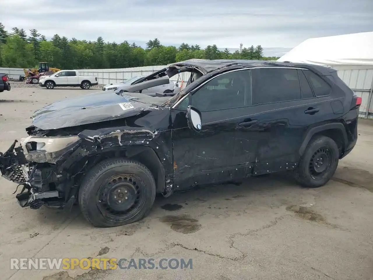 1 Photograph of a damaged car 2T3F1RFV7LC108244 TOYOTA RAV4 2020