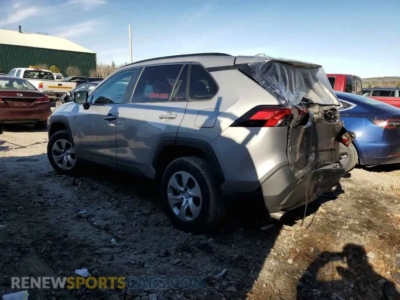 2 Photograph of a damaged car 2T3F1RFV7LC108535 TOYOTA RAV4 2020