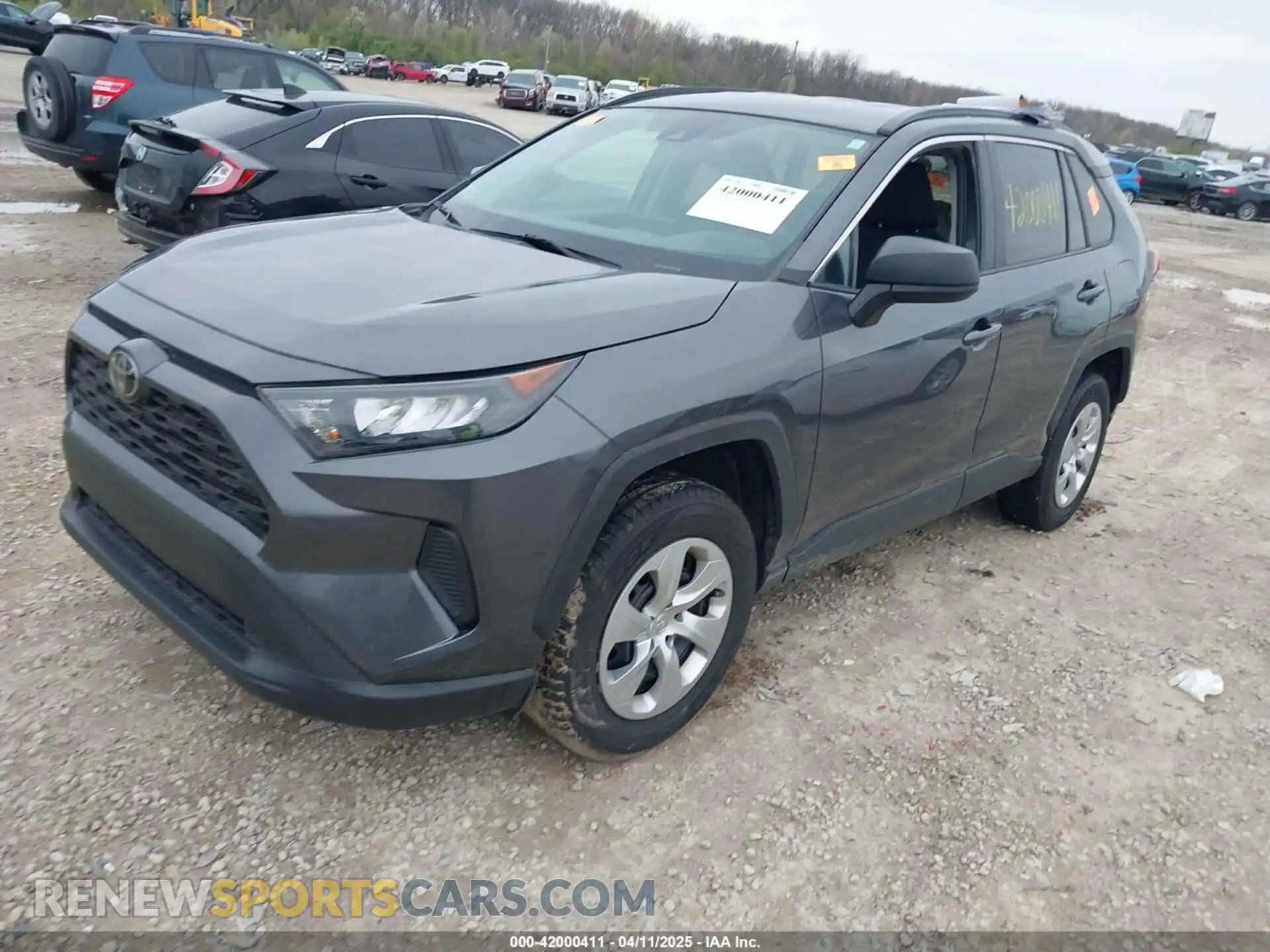 2 fotografías del automóvil dañado 2T3F1RFV7LC128221 TOYOTA RAV4 2020